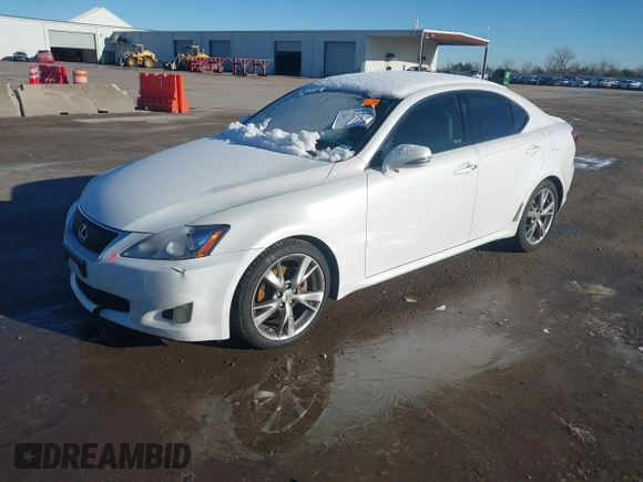 2010 Lexus IS with VIN JTHBF5C2XA5116312, listed as a IAAI auction lot 41306003 with 144,379 mi miles. Bid and sale history available at carsss.com. Image 17.
