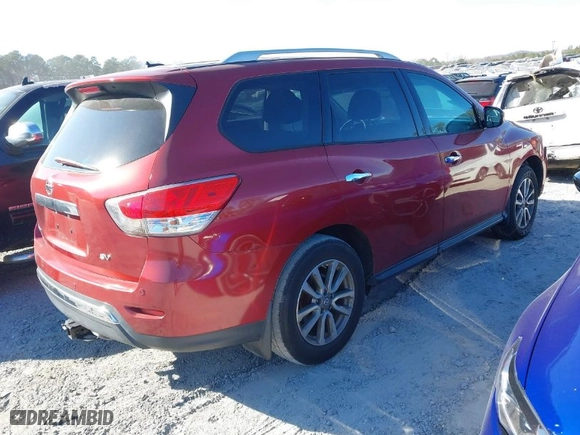 2013 Nissan Pathfinder SL with VIN 5N1AR2MN7DC684430, listed as a IAAI auction lot 41687480 with 178,604 mi miles. Bid and sale history available at carsss.com. Image 4.