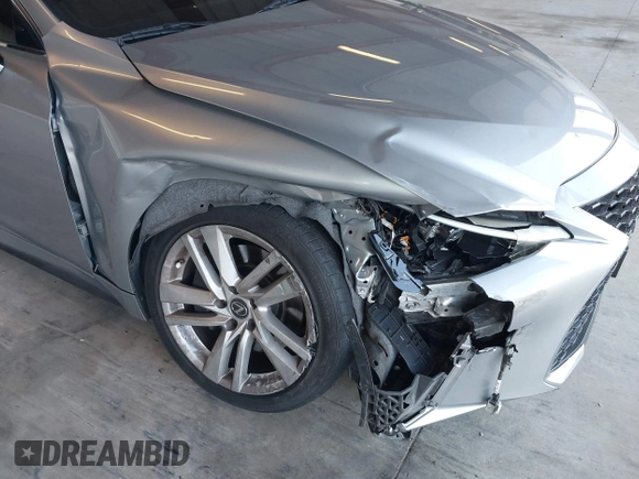 2021 Lexus IS 300 with VIN JTHCA1D24M5111198, listed as a IAAI auction lot 41944185 with 68,309 mi miles and . Bid and sale history available at DreamBid. Image 6.