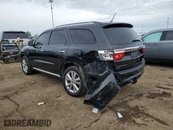 2013 Dodge Durango Crew с VIN 1C4RDJDG5DC695945, выставлен на аукционе Copart как лот 59113565 с пробегом 136 299 миль миль и Чистый • Clean title. История ставок и продаж доступна на DreamBid. Изображение 2.