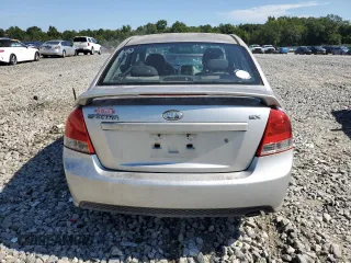 2008 Kia Spectra EX with VIN KNAFE121785012438, listed as a Copart auction lot 66352554 with 225,779 mi miles and Salvage Title. Bid and sale history available at carsss.com. Image 6.