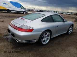 2003 Porsche 911 Carrera with VIN WP0AA29983S621607, listed as a Copart auction lot 56670973 with 9,655 mi miles and Salvage Title. Bid and sale history available at carsss.com. Image 3.