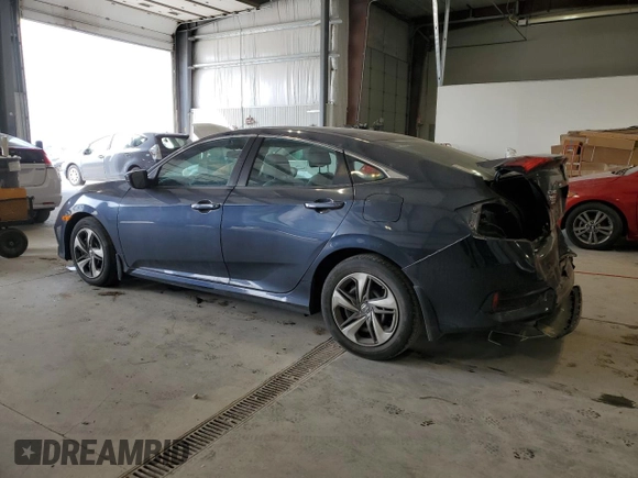2020 Honda Civic Sedan LX with VIN 2HGFC2F63LH601428, listed as a Copart auction lot 52179865 with 43,782 mi miles and Salvage Title. Bid and sale history available at carsss.com. Image 2.