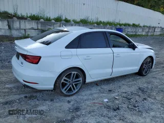 2017 Audi A3 Sedan Premium with VIN WAUB8GFF1H1075590, listed as a Copart auction lot 58847023 with 61,878 mi miles. Bid and sale history available at carsss.com. Image 3.