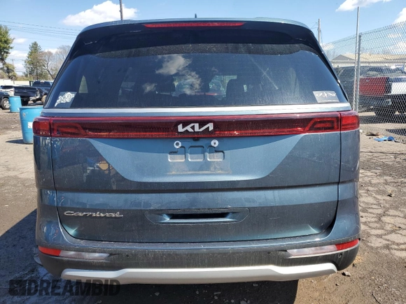 2022 Kia Carnival EX with VIN KNDNC5H39N6062087, listed as a Copart auction lot 49691475 with 84,779 mi miles and Salvage Title. Bid and sale history available at DreamBid. Image 6.