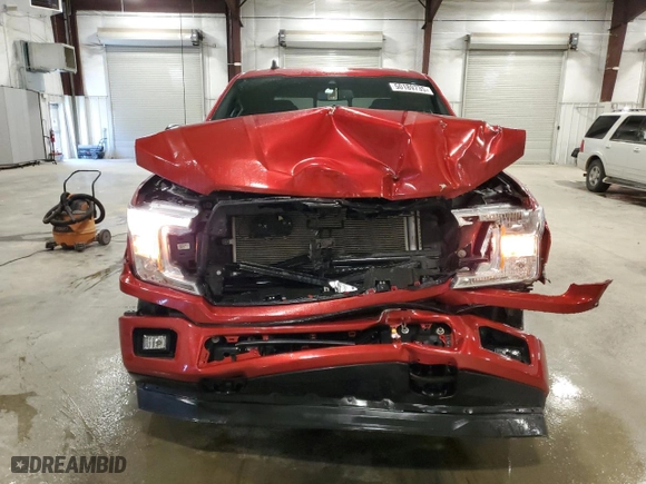 2020 Ford F-150 XL with VIN 1FTEW1EPXLFB44463, listed as a Copart auction lot 50189735 with 42,042 mi miles and Salvage Title. Bid and sale history available at carsss.com. Image 5.