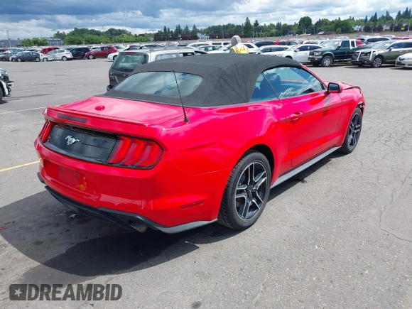 2022 Ford Mustang EcoBoost z VIN 1FATP8UH2N5124679, wystawiony jako IAAI lot #42271957 z przebiegiem 44 470 mil mil oraz . Historia ofert i sprzedaży dostępna na DreamBid. Obrazek 4.