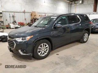 2018 Chevrolet Traverse LT Cloth with VIN 1GNERGKW3JJ266816, listed as a Copart auction lot 59196425 with 109,023 mi miles and Non repairable. Bid and sale history available at DreamBid. Image 1.