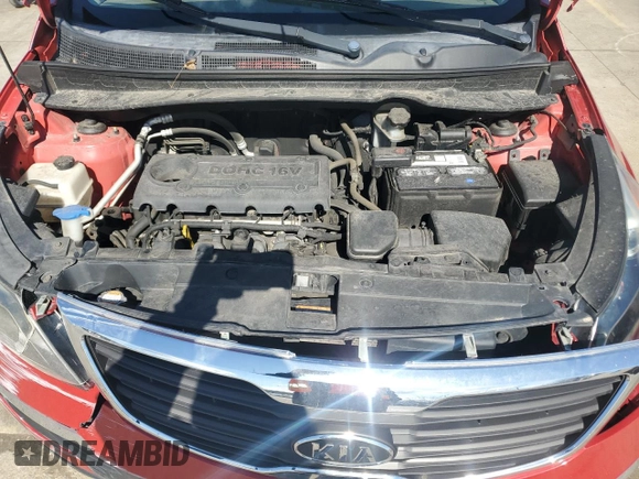 2011 Kia Sportage LX with VIN KNDPBCA27B7115456, listed as a Copart auction lot 50258315 with 142,153 mi miles and Salvage title. Bid and sale history available at DreamBid. Image 14.