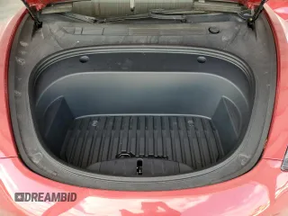 2022 Tesla Model 3 with VIN 5YJ3E1EA0NF329568, listed as a Copart auction lot 52594205 with 27,446 mi miles and Non Repairable. Bid and sale history available at carsss.com. Image 11.
