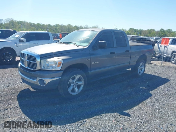 2008 Dodge 1500 SLT with VIN 1D7HU18238S500517, listed as a IAAI auction lot 42126774 with 173,373 mi miles. Bid and sale history available at carsss.com. Image 2.
