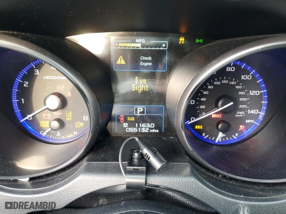 2018 Subaru Legacy Sport with VIN 4S3BNAS64J3017143, listed as a Copart auction lot 46729215 with 55,132 mi miles and Salvage Title. Bid and sale history available at carsss.com. Image 9.
