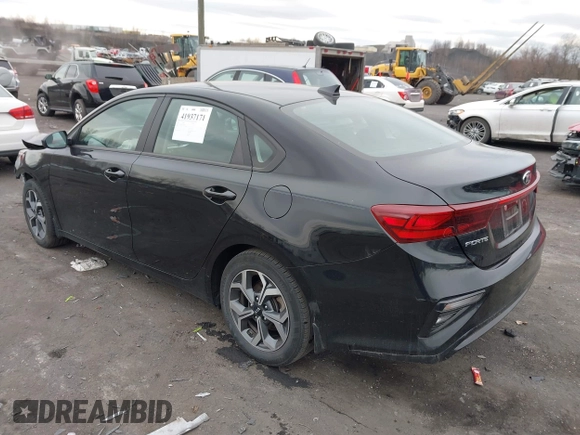 2021 Kia Forte FE with VIN 3KPF24AD1ME270655, listed as a IAAI auction lot 41937171 with 35,081 mi miles and . Bid and sale history available at carsss.com. Image 3.