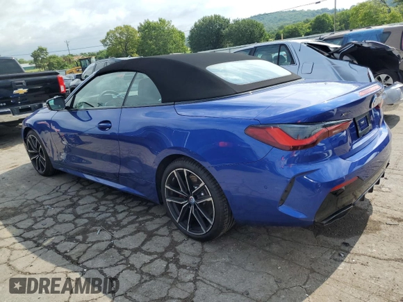 2023 BMW 4 Series M440i xDrive with VIN WBA63AT03PCM23132, listed as a Copart auction lot 60886203 with 1,340 mi miles. Bid and sale history available at carsss.com. Image 2.