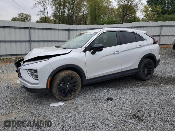2023 Mitsubishi Eclipse Cross LE with VIN JA4ATVAA8PZ033361, listed as a Copart auction lot 51421155 with 25,855 mi miles and Clean title. Bid and sale history available at DreamBid. Image 1.