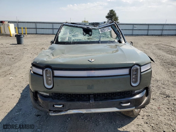 2023 Rivian R1S Launch Edition with VIN 7PDSGABL4PN020257, listed as a Copart auction lot 66251124 with 0 mi miles and Salvage Title. Bid and sale history available at carsss.com. Image 5.