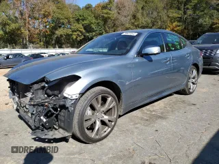 2016 Infiniti M with VIN JN1AY1AR9GM190032, listed as a Copart auction lot 74627313 with 68,749 mi miles. Bid and sale history available at carsss.com. Image 1.