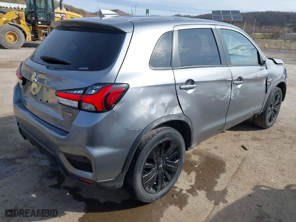 2024 Mitsubishi Outlander Sport S with VIN JA4ARUAU2RU001654, listed as a IAAI auction lot 41861240 with 37,048 mi miles. Bid and sale history available at carsss.com. Image 4.