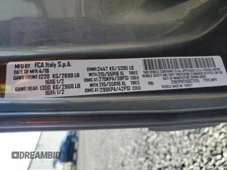 2016 Ram ProMaster City Cargo Tradesman SLT with VIN ZFBERFBTXG6C71215, listed as a Copart auction lot 51006435 with 46,554 mi miles and Salvage title. Bid and sale history available at DreamBid. Image 14.