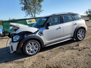 2023 MINI Countryman Cooper S with VIN WMZ53BR04P3P79004, listed as a Copart auction lot 74122134 with 24,041 mi miles and Salvage Title. Bid and sale history available at carsss.com. Image 1.