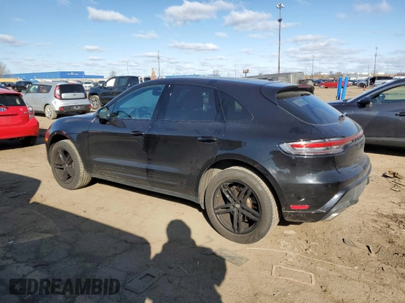 2022 Porsche Macan with VIN WP1AA2A57NLB02293, listed as a Copart auction lot 52231125 with 18,644 mi miles and Non repairable. Bid and sale history available at DreamBid. Image 2.
