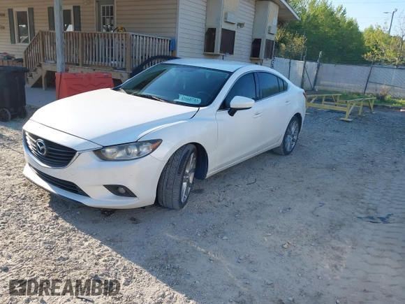 2014 Mazda Mazda6 i Touring with VIN JM1GJ1V65E1117072, listed as a IAAI auction lot 42060743 with 181,524 mi miles. Bid and sale history available at carsss.com. Image 17.