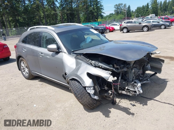 2010 Infiniti FX with VIN JN8AS1MWXAM850350, listed as a IAAI auction lot 42466041 with Not provided miles and . Bid and sale history available at DreamBid. Image 1.