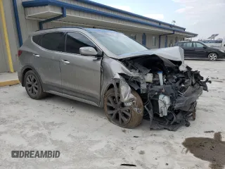 2018 Hyundai Santa Fe Ultimate with VIN 5XYZWDLA2JG515370, listed as a Copart auction lot 47178355 with Not provided miles and Salvage title. Bid and sale history available at DreamBid. Image 4.