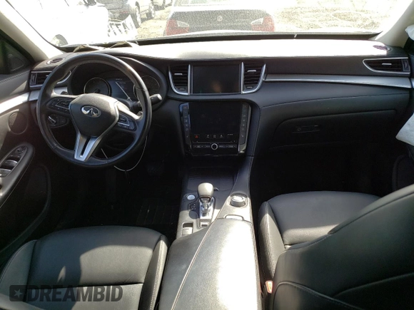 2020 Infiniti QX50 LUXE with VIN 3PCAJ5M39LF106195, listed as a Copart auction lot 47794153 with 43,568 mi miles. Bid and sale history available at carsss.com. Image 8.