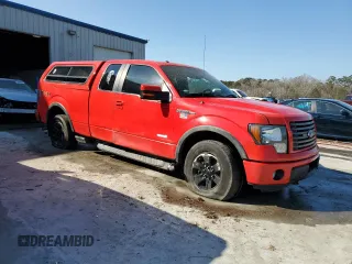 2011 Ford F-150 XL with VIN 1FTFX1ET1BKD40411, listed as a Copart auction lot 43719985 with 275,656 mi miles and Salvage Title. Bid and sale history available at carsss.com. Image 4.