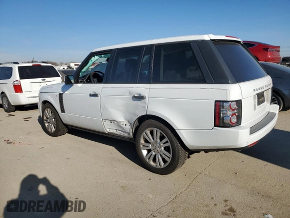 2011 Land Rover Range Rover HSE Lux z VIN SALMF1D49BA354883, wystawiony jako Copart lot #42606835 z przebiegiem 124 810 mil mil oraz Szkoda całkowita • Salvage title. Historia ofert i sprzedaży dostępna na DreamBid. Obrazek 2.