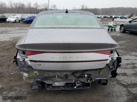 2024 Genesis G90 e-SC with VIN KMTFC4SD7RU037952, listed as a Copart auction lot 42603255 with 4,277 mi miles and Salvage Title. Bid and sale history available at carsss.com. Image 6.