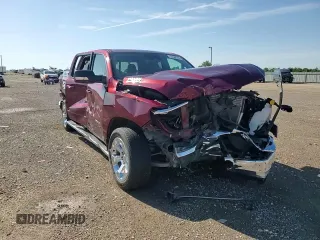 2021 Ram 1500 Lone Star with VIN 1C6RREFT8MN750399, listed as a Copart auction lot 55567365 with 56,367 mi miles and Salvage title. Bid and sale history available at DreamBid. Image 14.