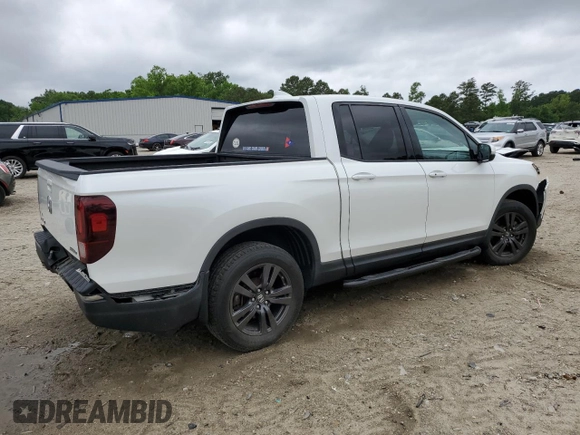 2020 Honda Ridgeline Sport z VIN 5FPYK3F10LB022690, wystawiony jako Copart lot #55511695 z przebiegiem 62 244 mil mil oraz Szkoda całkowita • Salvage title. Historia ofert i sprzedaży dostępna na DreamBid. Obrazek 3.