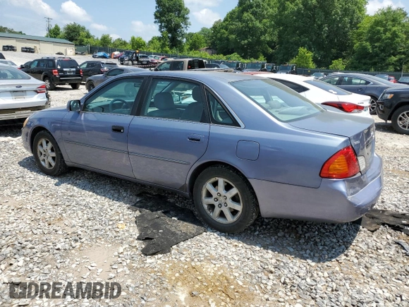 2000 Toyota Avalon XL z VIN 4T1BF28B6YU010315, wystawiony jako Copart lot #59752835 z przebiegiem 195 434 mil mil oraz Szkoda całkowita • Salvage title. Historia ofert i sprzedaży dostępna na DreamBid. Obrazek 2.