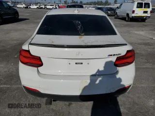 2018 BMW 2 Series M240i with VIN WBA2J5C50JVC07230, listed as a Copart auction lot 84936054 with 49,938 mi miles and Salvage Title. Bid and sale history available at carsss.com. Image 6.