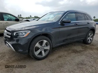 2022 Mercedes-Benz GLC 300 with VIN W1N0G8DB7NV394170, listed as a Copart auction lot 55610275 with 102,736 mi miles and Salvage title. Bid and sale history available at DreamBid. Image 1.