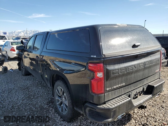2022 Chevrolet Silverado 1500 RST with VIN 1GCUDEED5NZ630064, listed as a Copart auction lot 46507695 with 0 mi miles and Salvage Title. Bid and sale history available at carsss.com. Image 2.