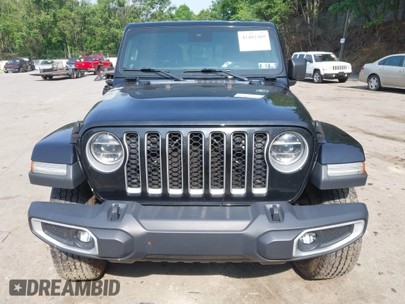 2020 Jeep Gladiator Overland with VIN 1C6HJTFG8LL176164, listed as a IAAI auction lot 42482369 with 80,009 mi miles and . Bid and sale history available at DreamBid. Image 12.