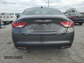 2015 Chrysler 200 S with VIN 1C3CCCDG9FN665153, listed as a Copart auction lot 50891885 with Not Provided miles and Salvage Title. Bid and sale history available at carsss.com. Image 6.