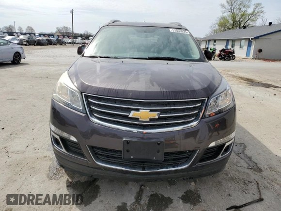 2015 Chevrolet Traverse LT with VIN 1GNKVGKDXFJ365993, listed as a Copart auction lot 51039925 with 172,386 mi miles and Salvage Title. Bid and sale history available at DreamBid. Image 5.