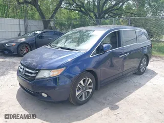 2015 Honda Odyssey Touring Elite with VIN 5FNRL5H96FB039538, listed as a IAAI auction lot 41877882 with 136,007 mi miles. Bid and sale history available at carsss.com. Image 17.
