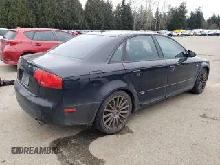 2007 Audi A4 2.0T with VIN WAUBF78E67A088702, listed as a Copart auction lot 44567945 with 112,047 mi miles and Salvage Title. Bid and sale history available at carsss.com. Image 3.