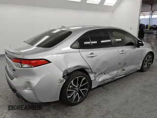 2022 Toyota Corolla SE with VIN JTDS4MCE7N3512078, listed as a Copart auction lot 49783115 with 55,341 mi miles and Clean Title. Bid and sale history available at carsss.com. Image 3.