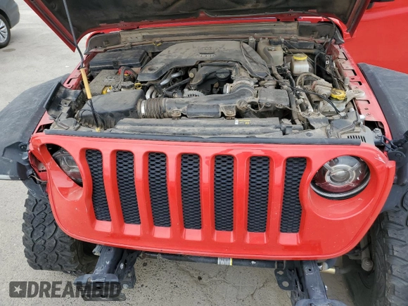 2018 Jeep Wrangler Unlimited Sport S z VIN 1C4HJXDG8JW132289, wystawiony jako Copart lot #54071895 z przebiegiem 88 345 mil mil oraz Szkoda całkowita • Salvage title. Historia ofert i sprzedaży dostępna na DreamBid. Obrazek 12.