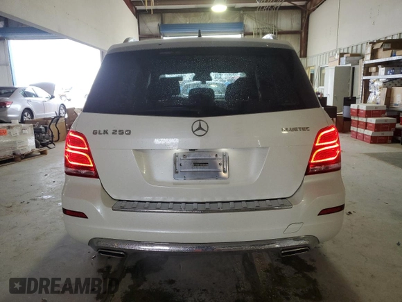 2013 Mercedes-Benz GLK 250 with VIN WDCGG0EB7DG091456, listed as a Copart auction lot 83398814 with 224,958 mi miles and Salvage Title. Bid and sale history available at DreamBid. Image 6.