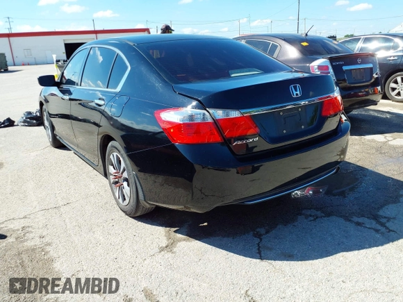 2015 Honda Accord LX with VIN 1HGCR2F35FA259412, listed as a IAAI auction lot 42232186 with 128,670 mi miles and . Bid and sale history available at DreamBid. Image 3.