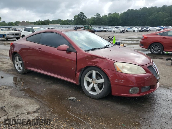 2008 Pontiac G6 GT with VIN 1G2ZH17N984289315, listed as a Copart auction lot 61216885 with 180,592 mi miles and Salvage title. Bid and sale history available at DreamBid. Image 4.