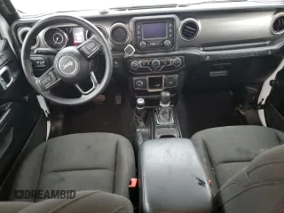 2020 Jeep Wrangler Unlimited Sport with VIN 1C4HJXDG4LW240492, listed as a Copart auction lot 43196635 with 56,602 mi miles and Clean title. Bid and sale history available at DreamBid. Image 8.