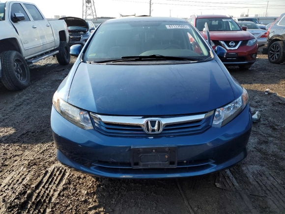 2012 Honda Civic Sdn LX with VIN 2HGFB2F56CH506355, listed as a Copart auction lot 47117605 with 137,519 mi miles and Salvage Title. Bid and sale history available at carsss.com. Image 5.